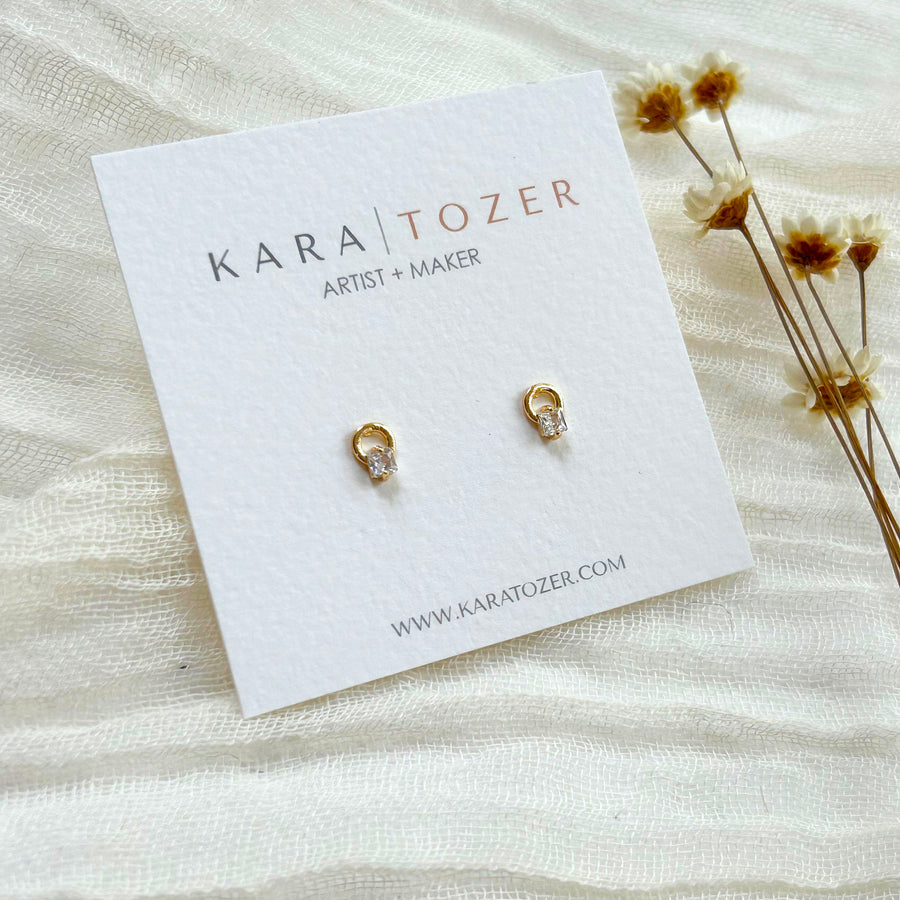 Dainty Geometric Studs