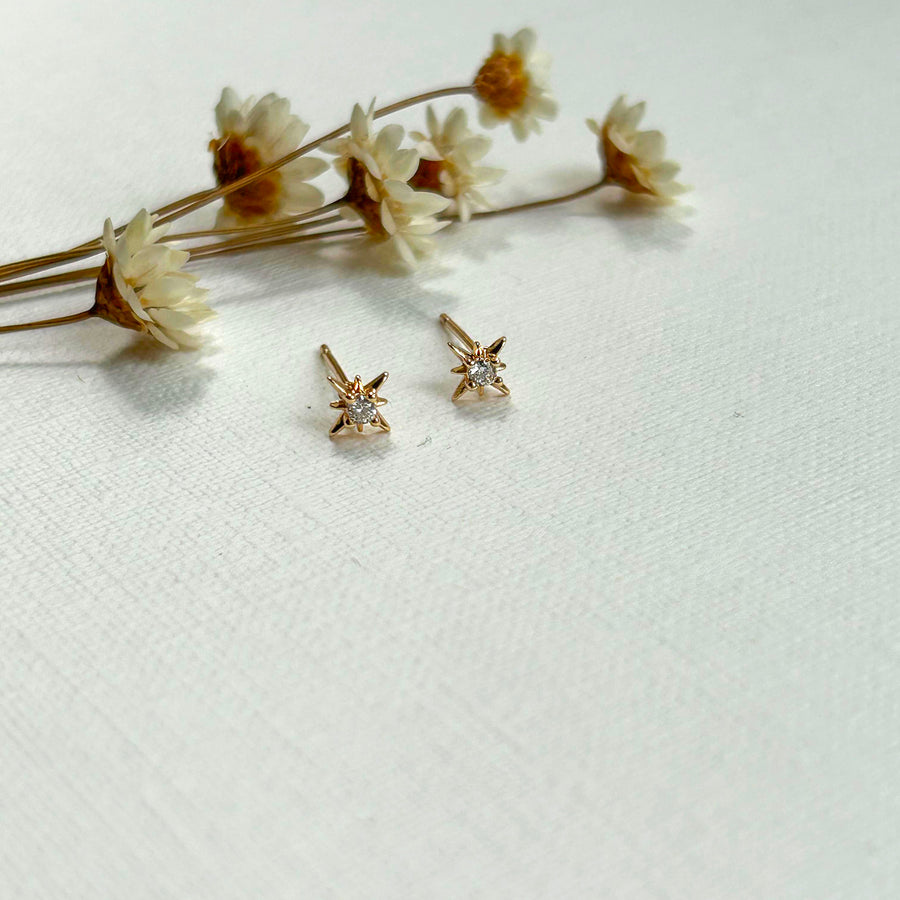 Dainty Star Studs